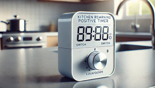 Kitchen Reminder Learning Positive Timer with Switch – Smart Time Management Tool for Cooking, Studying, and Daily Tasks