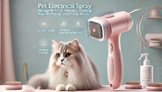 Revolutionizing Cat Grooming: The Ultimate Pet Electrical Spray Massage Comb for a Healthier, Happier Feline!