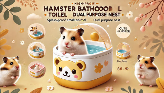 The Ultimate Hamster Bathroom & Bathtub: A Dual-Purpose Nest for Cleanliness and Comfort