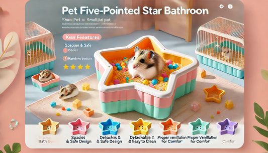 The Ultimate Hamster Bathing Solution: A Deep Dive into the Five-Pointed Star Hamster Bathroom