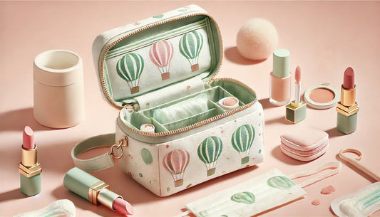 The Ultimate Girls' Portable Sanitary Napkin ; Cosmetic Storage Bag : Stylish, Functional, and a Must-Have for Every Woman
