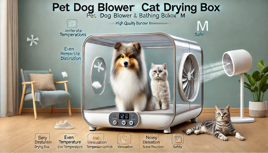 The Ultimate Pet Grooming Solution: Pet Dog Blower Cat Bathing Drying Box (M) for Fast and Stress-Free Drying