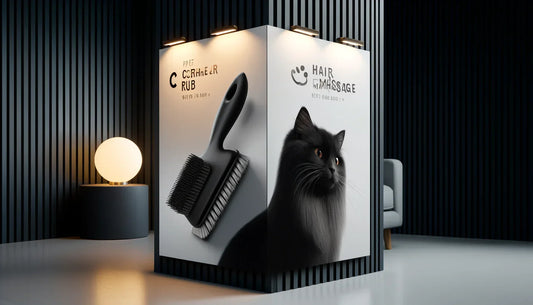 Pet Cat Corner Rub Hair Massage Brush (Black): The Ultimate Self-Grooming Solution for a Happy and Healthy Cat