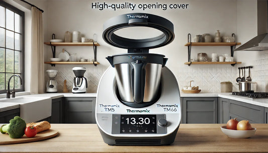 Premium Large Opening Cover Lid for Thermomix TM5 ; TM6 - Effortless Ingredient Access, Enhanced Visibility, and Seamless Cooking Experience