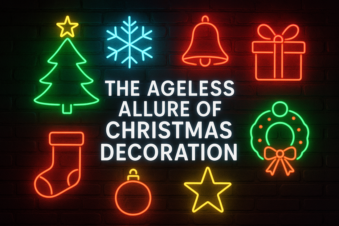 & The Ageless Allure of Christmas Decoration Neon Lights Wall-Mounted Ornaments