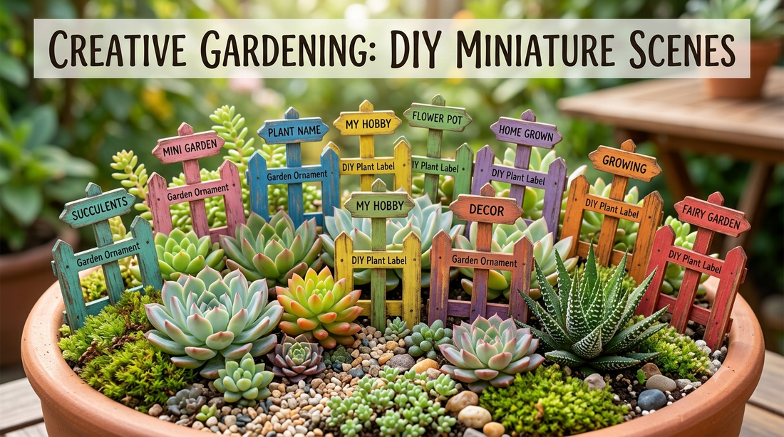 Enchanting little Fence Bits for Garden Creativity and those cheerful Micro-Landscape DIY vibes