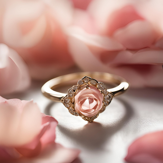 Timeless Elegance: The Beauty of the Women Vintage Rose Simple Engagement Ring