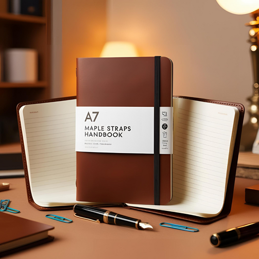 Unfolding Elegance: Why the A7 PU Maple Retro Straps Notebook is a Must-Have for Writers and Planners