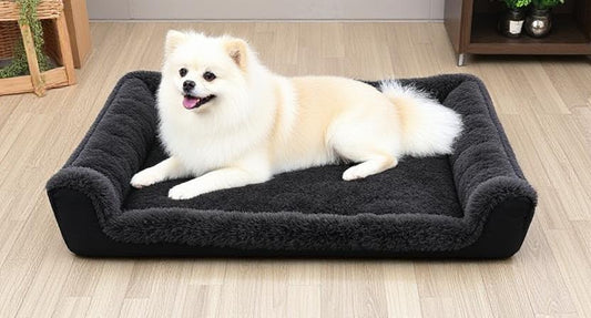 All-Season Comfort for Your Canine Companion: Discover the Four Seasons XXL Dog Kennel Mat (Black Grey)