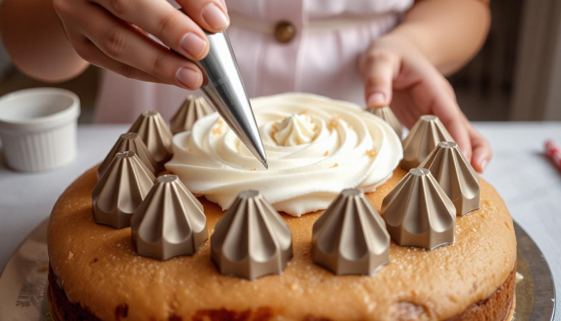 Master the Art of Cake Decorating with the 10PCS Stainless Steel Laminating Nozzle Set
