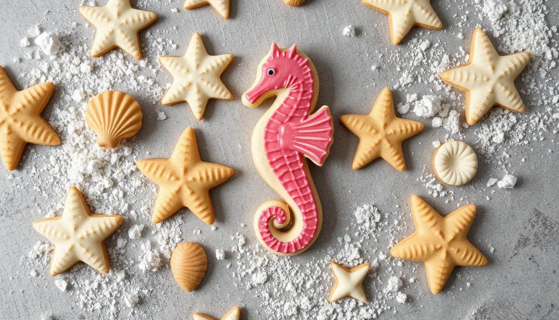 Under the Sea Creations: Explore the Magic of the 3-in-1 Ocean Series Seahorse, Starfish & Shell Cookie Moulds