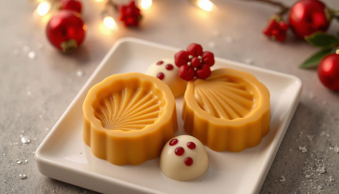 Festive Treats with a Twist: Create Elegant Delights Using Shell-Style Silicone Molds