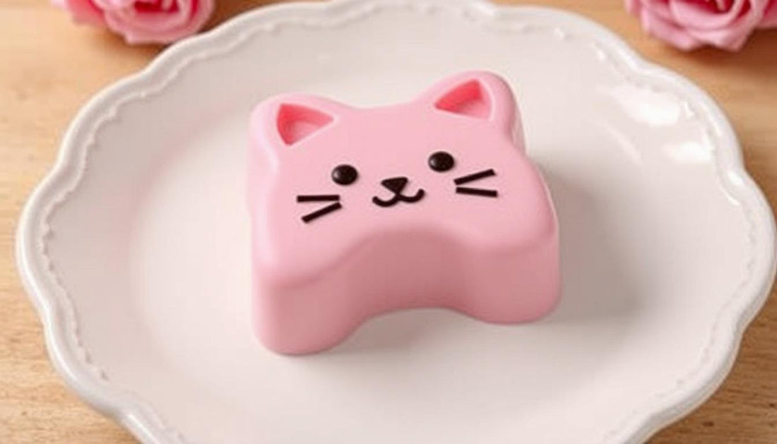 Bake with Charm: 5 PCS Pink Cartoon Cat Claw & Bone Shape Silicone Mold for Creative Desserts