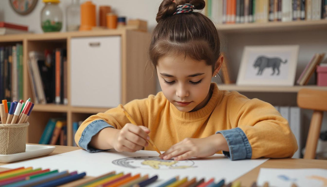 Mess-Free Creativity: Children’s Blue Cuff Drawing Sleeves for Painting and Play