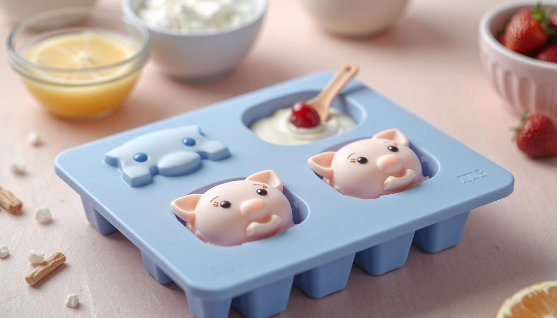 Cool Creations for Kids: Robot-Shaped Silicone Ice Tray for Fun Frozen Treats