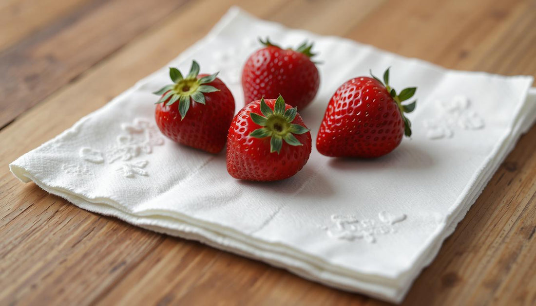 Strawberry Style Meets Kitchen Function: Why the Three Leaf Thickened Washbarn Napkins Are a Must-Have