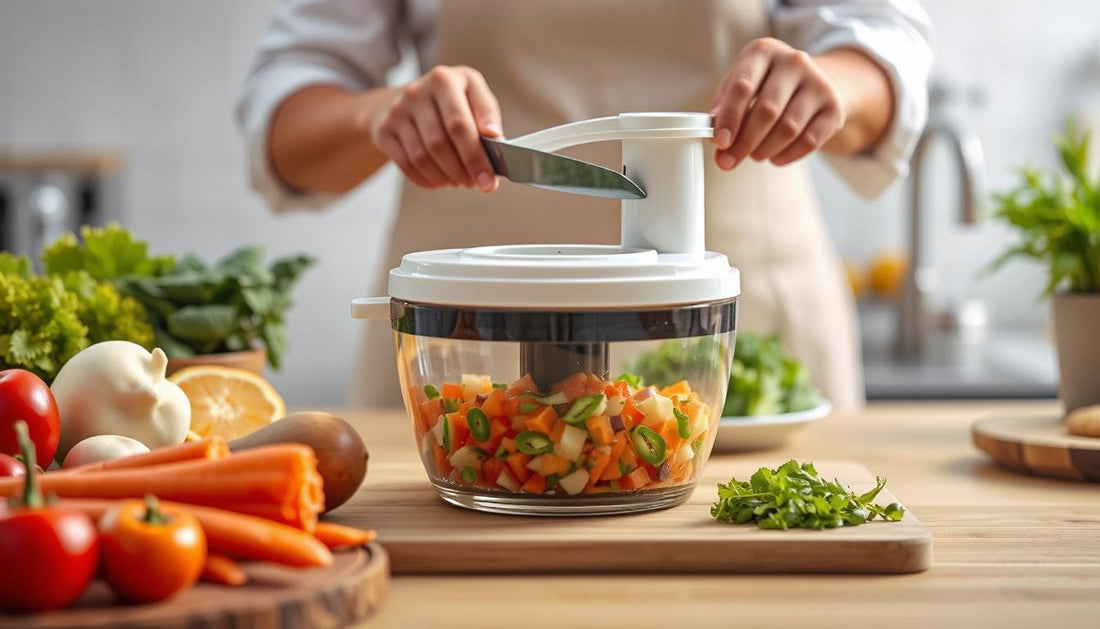 Effortless Slicing Made Simple – Discover the Power of the Kacheeg Electric Vegetable Cutter
