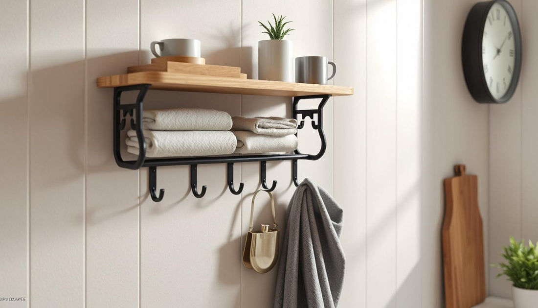 Maximize Space with Style: The Ultimate Wall-mounted Storage Rack for Kitchens and Bathrooms