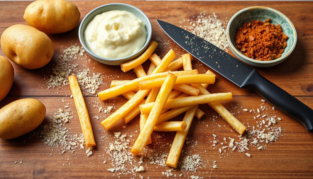 Slice to Perfection – The Must-Have Ultra-Practical Potato Strips Cutter for Effortless French Fries at Home
