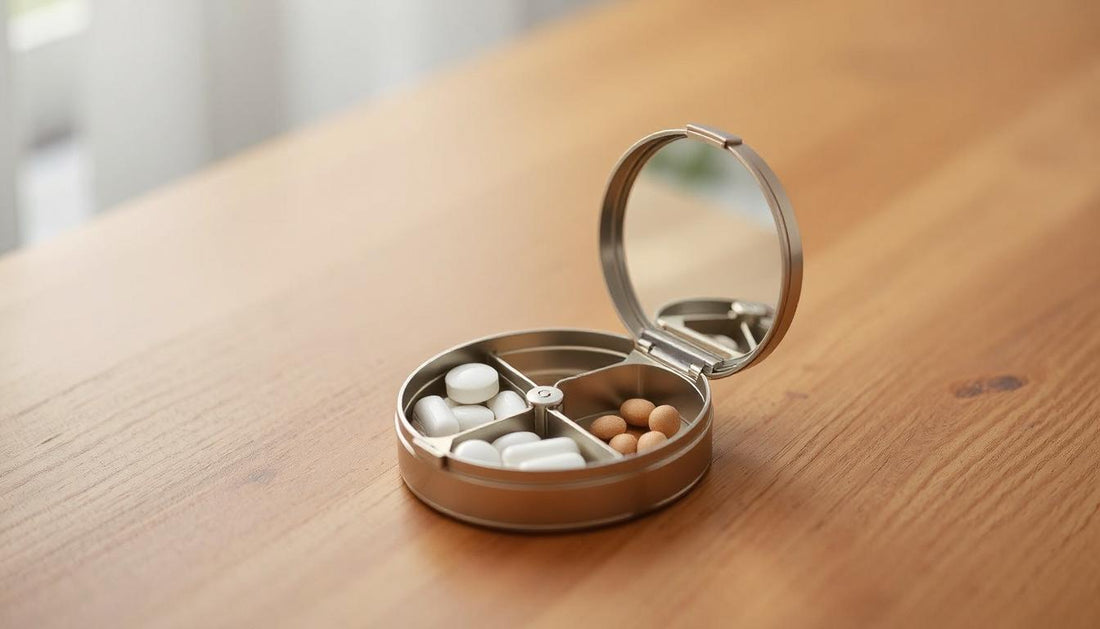 Elegance Meets Utility: 2 PCS Y10336 Wind Cloud Metal Portable Pill Boxes for Organized Wellness