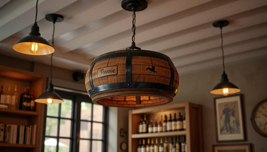 Rustic Radiance: Transform Your Space with the Vintage Barrel Chandelier