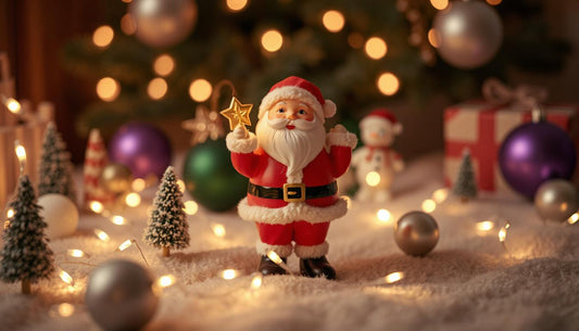 Magical Christmas Fun with the Electric Santa Claus Climbing Red Ladder