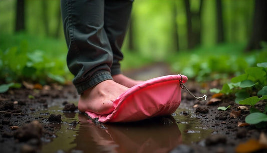 Soak, Soothe, and Relax Anywhere: Foldable Foot Bath Bucket Knee Foot Tub for Travel and Camping (Pink)