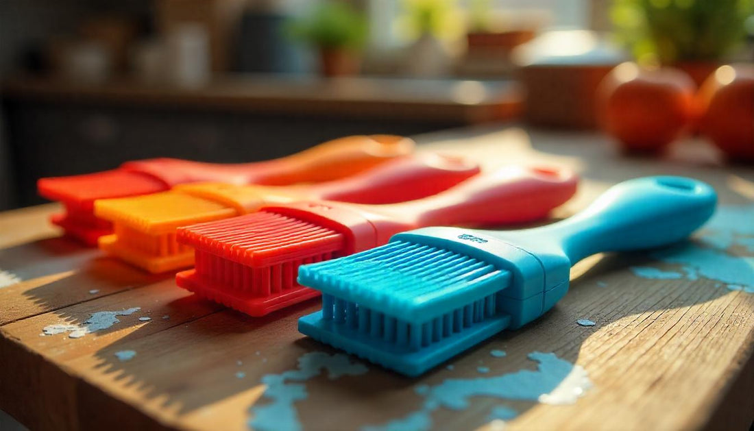 Brush Up Your Cooking Game: The Ultimate 4 PCS Silicone Oil Bottle Brush Set for Baking and BBQ