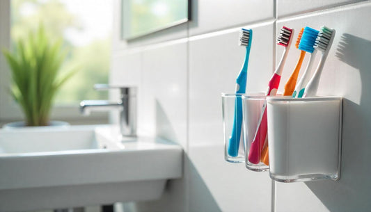 Clear, Clean, and Clutter-Free: Why the Four-Cup Transparent Toothbrush Organizer is a Must-Have for Every Modern Bathroom