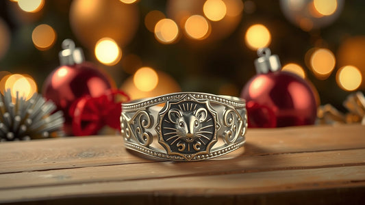 Embrace Elegance and Luck: The S925 Sterling Silver Zodiac Rat Ring for the New Year