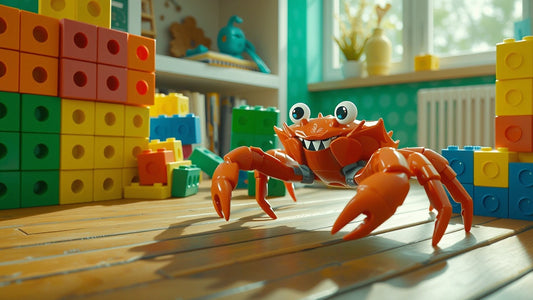 Escape Crab Automatic Obstacle Avoidance Light Music Electric Induction Crawling Toy (Green Battery Model)