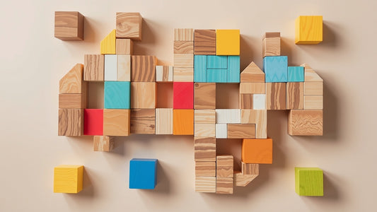Building Bright Minds: Exploring the 100-Piece Wooden Architectural Model Blocks for Kids