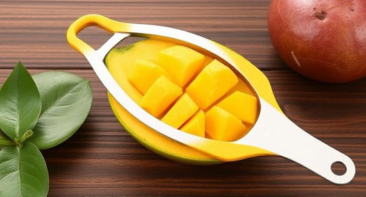 Slice with Ease: Why the 2 PCS Stainless Steel Mango Splitter (Yellow) Is a Must-Have for Every Fruit Lover
